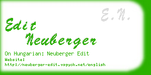 edit neuberger business card